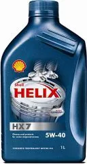 Shell olje Helix HX7 5W40, 1 l