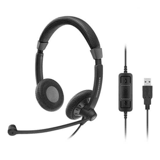 Sennheiser slušalke z mikrofonom SC 70 USB MS