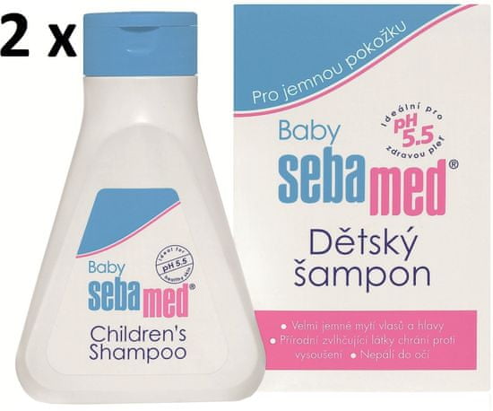 Sebamed Baby šampon za dojenčke, 2 x 150 ml