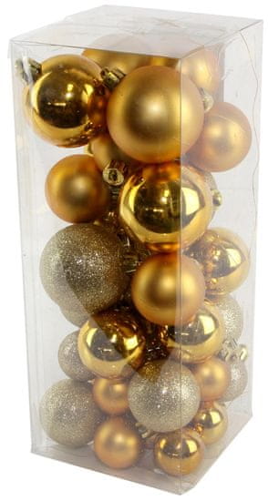Seizis Set božičnih krogel zlate 40 kosov