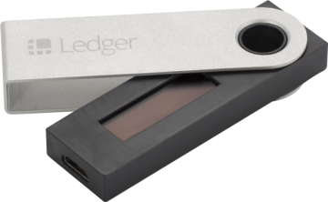 Ledger Nano S denarnica za Bitcoin in druge kriptovalute, siva - Odprta embalaža