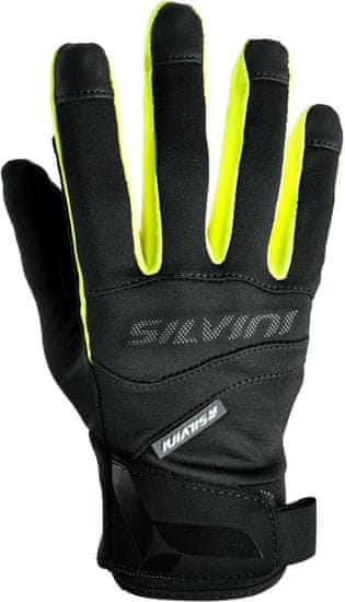 Silvini rokavice Fusaro UA745, črna/neon
