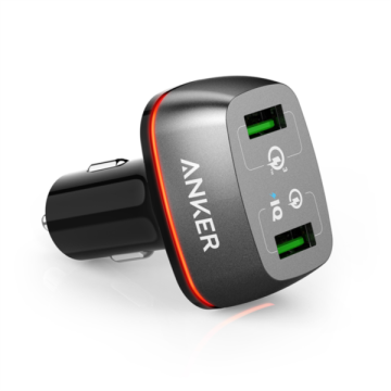 Anker avtopolnilec PowerDrive+ 2 QC 3.0