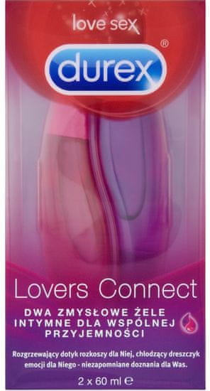Durex lubrikant Lovers Connect, 2x 60 ml