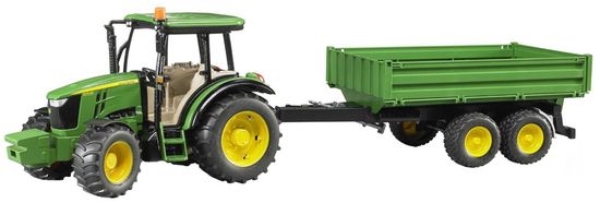 Bruder traktor John Deere s prikolico 02108