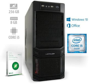 mimovrste=) namizni računalnik Home Office Advanced PF7 i5-7400/8GB/240GB SSD/Win10 + Office 365