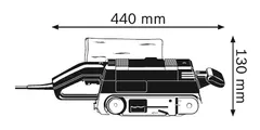 tračni brusilnik GBS 75 AE (0601274708)