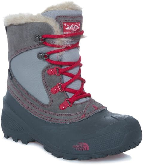 The North Face zimski čevlji Shellista Extreme, sivi, otroški