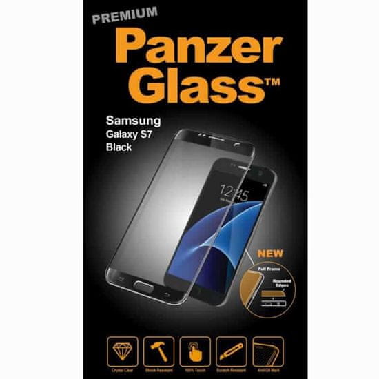 PanzerGlass premium zaščitno steklo Samsung Galaxy S7, črno