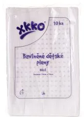 XKKO bombažne plenice 70 x 70 cm, 10 kosov
