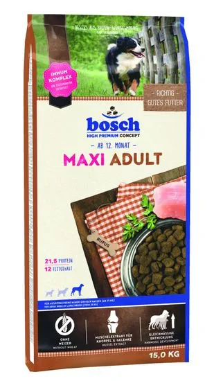 Bosch hrana za odrasle pse velikih pasem Maxi Adult, 15 kg (nova receptura)