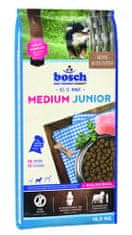 Bosch hrana za pasje mladiče srednje velikih pasem Medium Junior, 15 kg (nova receptura)