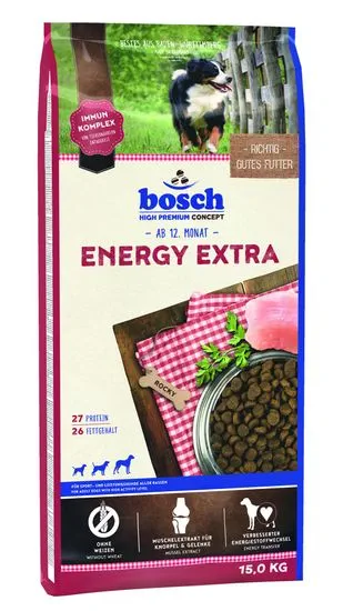 Bosch hrana za pse Energy Extra, 15 kg (nova receptura)