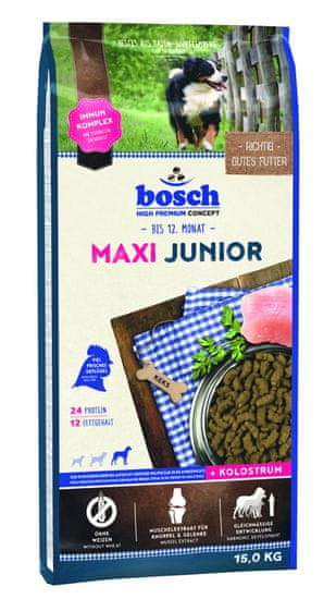 Bosch hrana za pasje mladiče velikih pasem Maxi Junior, 15 kg (nova receptura)