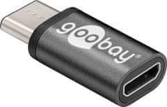 Goobay adapter USB-C – USB 2.0 micro B, črn