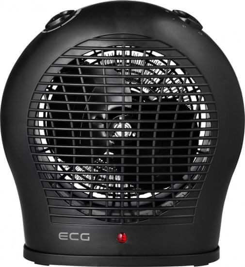 ECG TV 30 Black ventilator na vroč zrak