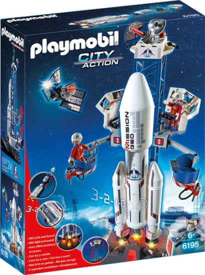 Playmobil vesoljsko izstrelišče z raketo 6195