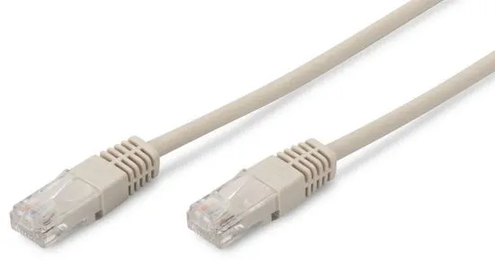 Digitus kabel UTP CAT.5e patch 3m, siv
