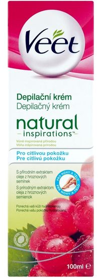 Veet depilacijska krema Natural Inspirations, 100 ml