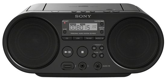 Sony radio MP3/CD z USB vhodom, črn - odprta embalaža
