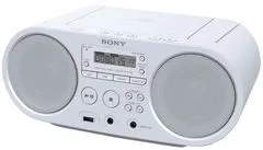 Sony radio ZS-PS50, MP3/CD z USB vhodom, bel