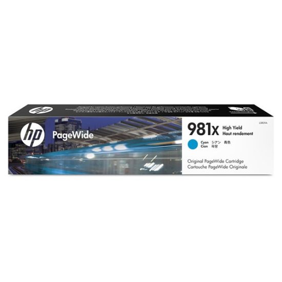 HP kartuša 981X Cyan (L0R09A)