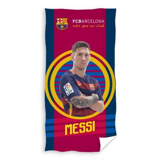 Barcelona brisača Messi 140 x 70 cm (09679)