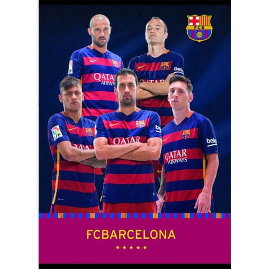 Barcelona zvezek igralci BUS A4 (09622)