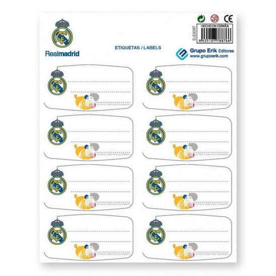 Real Madrid nalepke za zvezke (08551)