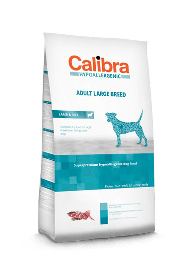 Calibra hrana za odrasle pse velikih pasem HA, jagnje/riž, 14 kg
