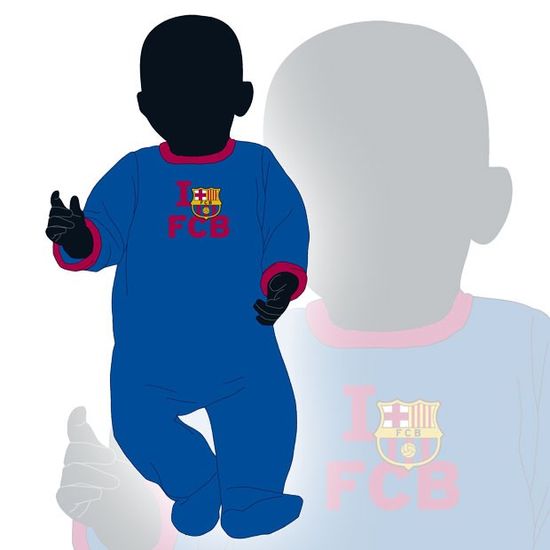 Barcelona otroška pižama pajac 12M (04852)