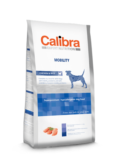 Calibra hrana za pse Dog EN Mobility s piščancem in rižem, 12 kg