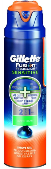 Gillette Fusion ProGlide gel Sensitive Alpine Clean 170 ml