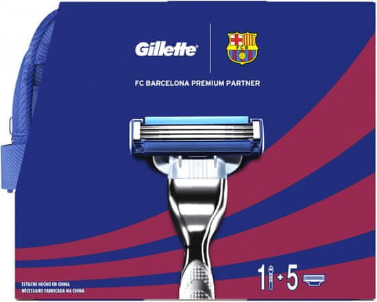 Gillette darilni set Mach3 FB Barcelona