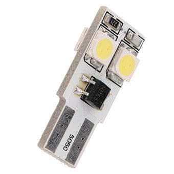 M-Line M-LINE žarnica LED 12V W5W-T10 4xSMD 5050 CANBUS, bela, par