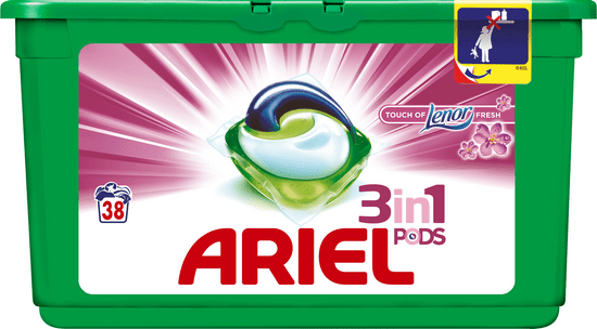 Ariel Active Gel Touch of Lenor, Fresh, 38 kosov