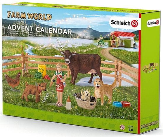 Schleich adventni koledar 2016: domače živali