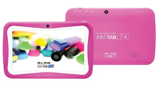 Blow tablični računalnik 7'' KidsTAB + ovitek, roza - Odprta embalaža