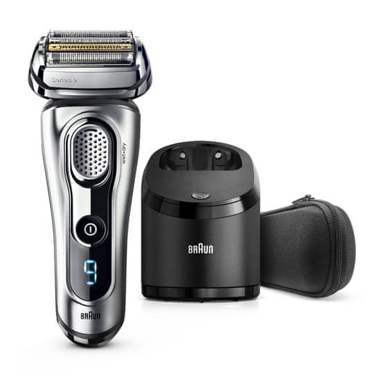 Braun brivnik Series 9-9290 cc Clean & Charge Wet & Dry, srebrn - Odprta embalaža