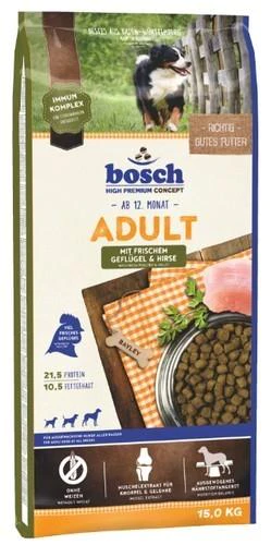 Bosch suha hrana za pse, perutnina in proso, 15 kg
