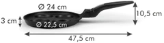 Tescoma ponev s 4 odprtinami SmartCLICK, 24 cm