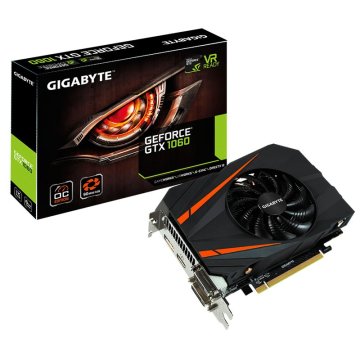 Gigabyte grafična kartica Mini ITX GeForce GTX 1060 6GB OC GDDR5 (GV-N1060IXOC-6GD)