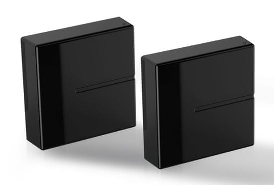 Meliconi modularni sistem za prekrivanje kablov Ghost Cube, črn