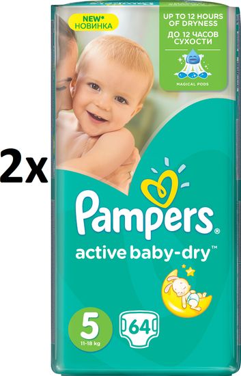 Pampers plenice Active Baby 5 Junior (11-18kg)