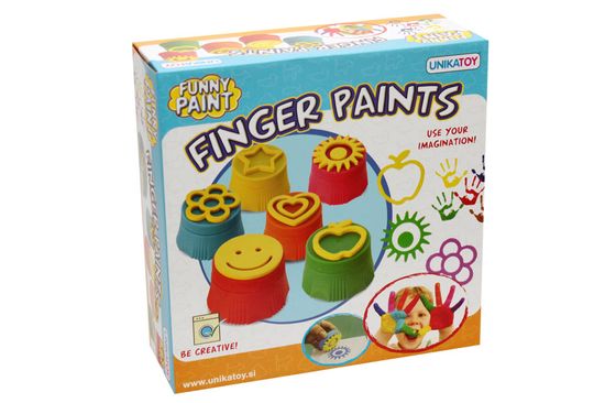 Unikatoy set prstnih barv z liki