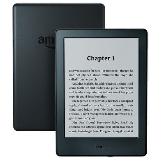 Amazon E-Bralnik Kindle, 6" touchscreen, 4GB, WiFi, Special Offers, B0186FESVC
