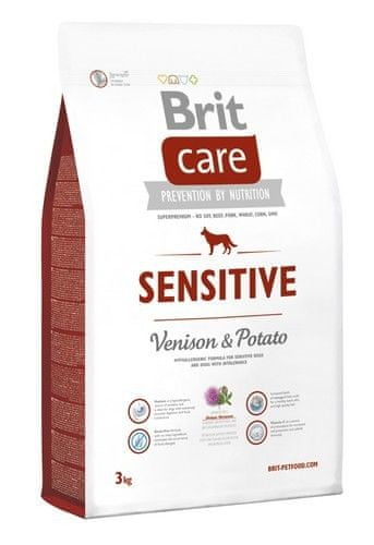 Brit hrana za pse Care Sensitive, divjačina in krompir, 3 kg