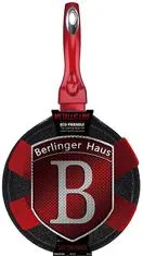 Berlingerhaus Mettalic Line ponev za palačinke, 25 cm, rdeča