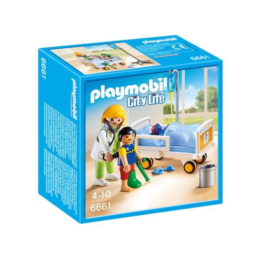 Playmobil otroška bolniška soba s pediatrinjo 6661