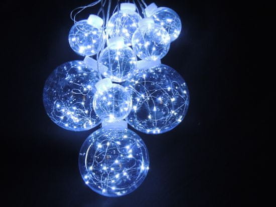Noel LED veriga z bunkicami, 3D